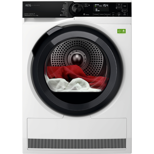 AEG Series 9000 TR9X980EX сушилка для белья Отдельно стоящий Фронтальная загрузка 9 kg Белый, Черный