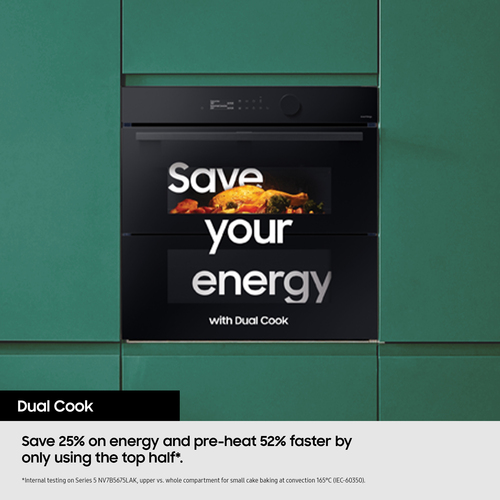 Samsung NV7B5750TAK Series 5 Dual Cook Flex Pyrolytic Multifunction Single Oven - Black - image 4