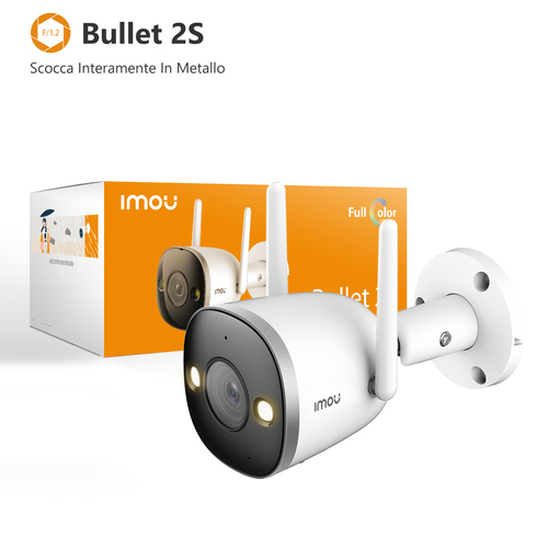 Imou Bullet 2S Bullet (shape) IP камера видеонаблюдения Для помещений 1920 x 1080 пикселей Потолок/стена