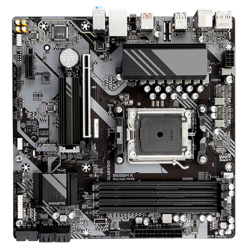 GIGABYTE B650M K placa base AMD B650 Zócalo AM5 micro ATX imagen 3
