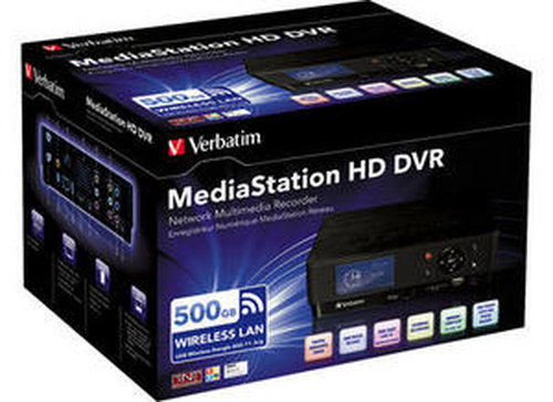 Verbatim MediaStation HD DVR Wireless Network Multimedia Recorder 500GB