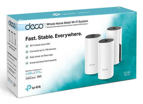KIT Sistema MESH Wifi TP-LINK Deco M4(3-Pack)