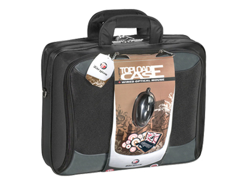 Targus XL ToploadCase & Wired Optical Mouse