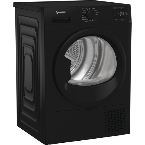 Indesit CYD92DBBUK 9kg Heat Pump Condenser Dryer in Black A Rated Stea - image 8