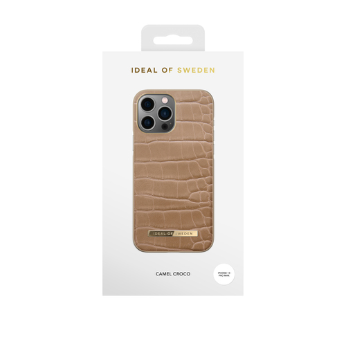 iDeal of Sweden Atelier Case iPhone 12PM/13PM Camel Croco