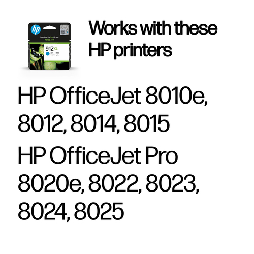 HP 912XL High Yield Ink Cartridge Cyan 9.9ml - image 2