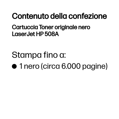 HP 508A – Toner nero originale