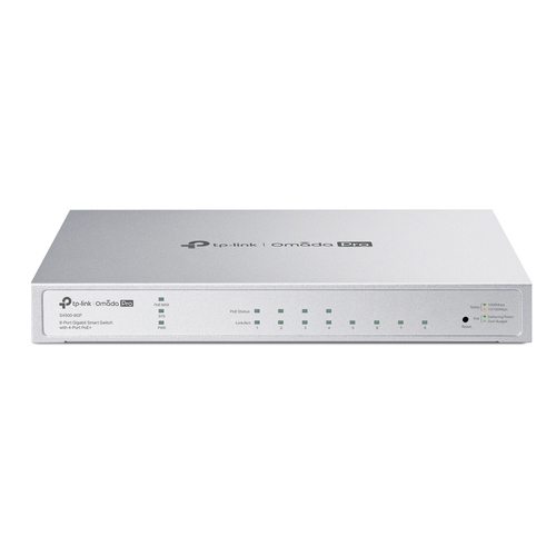 TP-Link Omada Pro S4500-8GP сетевой коммутатор Управляемый L2/L2+ Gigabit Ethernet (10/100/1000) Питание по Ethernet (PoE) Серый