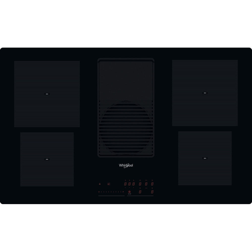 Whirlpool WVH 92 K Черный Встроенный 83 cm Плита с зонами индукции 4 зона(ы) Встроенный капюшон