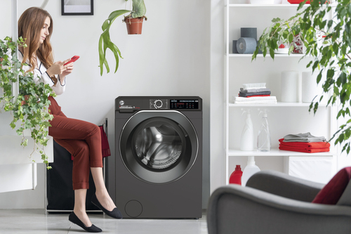 Hoover H-WASH&DRY 500 HDD4106AMBCR-80 washer dryer Freestanding Front-load Anthracite – image 6