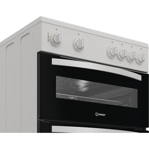 Indesit IDE6VMW 60 cm Electric Ceramic Cooker - White - image 4