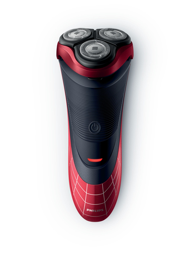 Philips Marvel MVL3798/07 men's shaver Rotation shaver Trimmer Black, Red