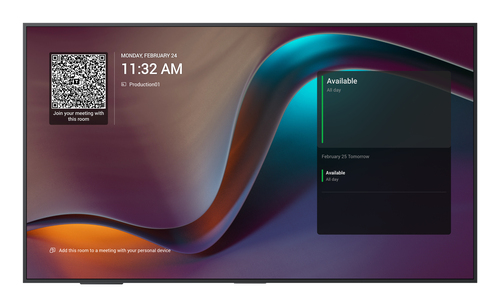 Yealink MeetingDisplay 55 LED-bagbelyst LCD fladt paneldisplay 3840 x 2160 55
