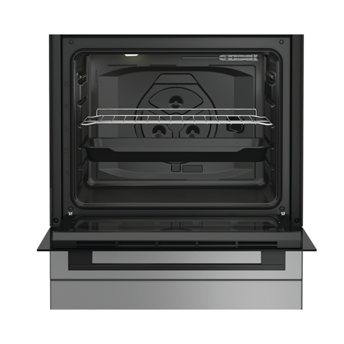 Indesit I6G3PMS Freestanding cooker Electric Gas Silver – image 6