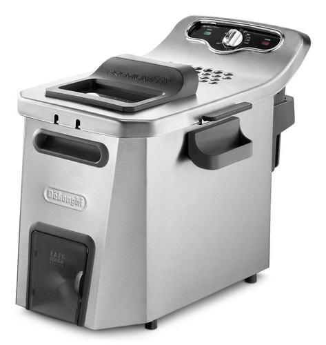 De’Longhi F44532CZ Одиночный 5 L Автономный 3200 W Фритюрница Черный, Нержавеющая сталь