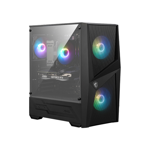 MSI Codex R 13NUD-064US Intel® Core™ i7 i7-13700F 16 GB DDR5-SDRAM 2 TB Твердотельный накопитель (SSD) NVIDIA GeForce RTX 4060 Ti Windows 11 Pro Настольный ПК Черный