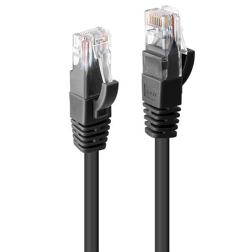 48079 cable de red Negro 3 m Cat6 U/UTP UTP