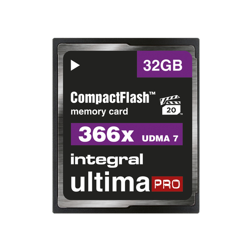 Integral 32GB COMPACT FLASH MEMORY CARD CF UDMA 7 VPG-20 UP TO R-55 W-25 366X – image 2