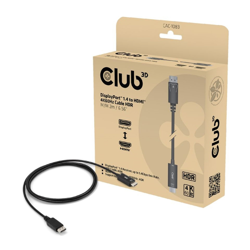 Club 3D adapter cable - 2 m – Foto 3 von 3