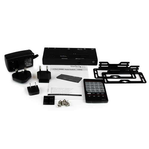 StarTech.com 2 Port HDMI w/ Automatic and Priority ing - 2 In 1 Out HDMI Selector Automatic Priority ing - 1080p (VS221HDQ) Video-/audioswitch HDMI – billede 5