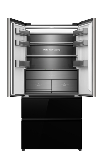 Hisense RF650P5SBE KitchenFit French Door- Black Glass - E rated – image 3