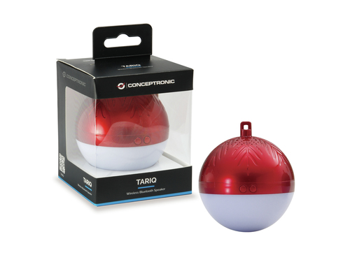 Conceptronic TARIQ Wireless Bluetooth Speaker, red – image 2