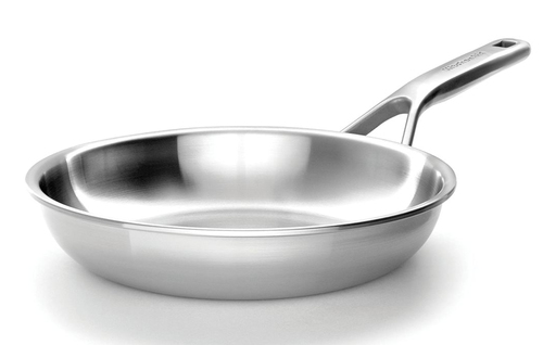 KitchenAid Unisex Multi-Ply Stainless Steel Non-Stick Frying Pan - Uncoated in Silver Size: 20cm Silver female - image 1