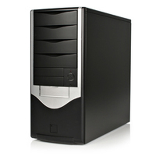 StarTech.com Black 8 Bay mid-tower Computer Case with Silent 400W Silent Power Supply