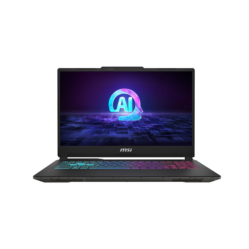MSI Cyborg 15 AI A1VEK-019NL Intel Core Ultra 7 155H Ноутбук 39,6 cm (15.6") Full HD 16 GB DDR5-SDRAM 512 GB Твердотельный накопитель (SSD) NVIDIA GeForce RTX 4050 Wi-Fi 6E (802.11ax) Windows 11 Home Черный