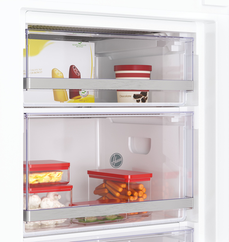 Hoover HOUS518EWK Integrated Tall Freezer - Sliding Hinge, White - image 3