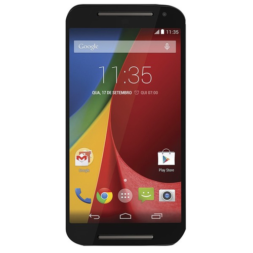 Motorola XT1068 12.7 cm (5") Dual SIM Android 4.4.4 3G Micro-USB 1 GB 8 GB 2070 mAh Black