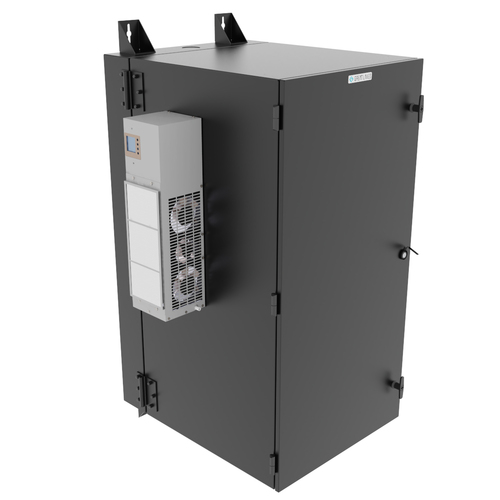 Vertiv GL48N12-30-B-AC22 rack cabinet 26U Wall mounted rack Black