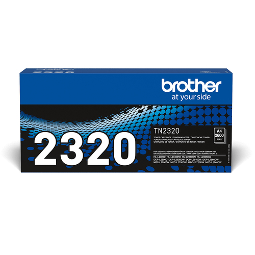 Brother TN-2320 Toner Cartridge High Yield Black TN2320 - image 1