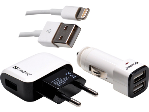 Sandberg 3in1 Charger Kit Lightning EU