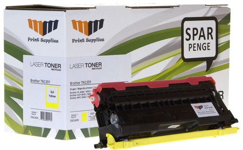 MM Yellow Laser Toner - Brother TN135Y - For Brother DCP / HL / MFC – image 1