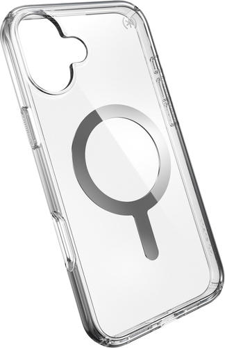 Speck Presidio Perfect Clear + MS Apple iPhone 16 Plus Clear - with Microban – image 1