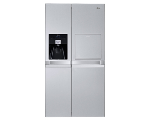 LG GSL545NSQZ side-by-side refrigerator Freestanding Stainless steel