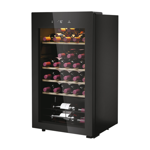 Haier Wine Bank 50 Series 3 HWS34GGH1 Compressor wine cooler Freestanding Black 34 bottle(s) – image 4
