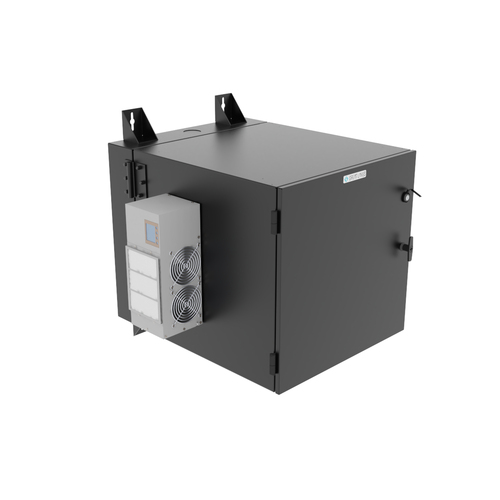 Vertiv GL24N12-30-B-AC13 rack cabinet 12U Wall mounted rack Black
