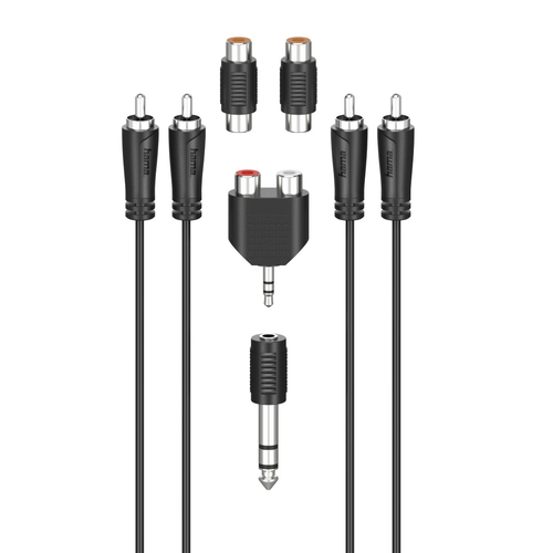 Hama 00205175 аудио кабель 2,5 m 2 x RCA Черный