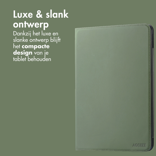 Accezz Classic Tablet Case Samsung Galaxy Tab S10 Plus / Tab S9 Plus / Tab S9 Plus FE - Groen, afbeelding 6
