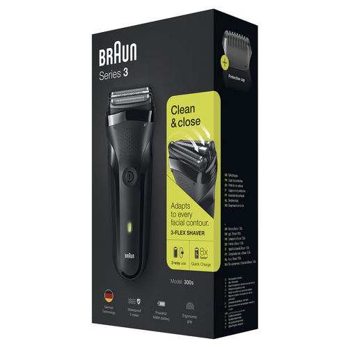 Braun Series 3 300 Electric Shaver, Razor for Men, Black – image 3
