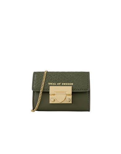 iDeal of Sweden Liv Padlock Wallet Green Snake
