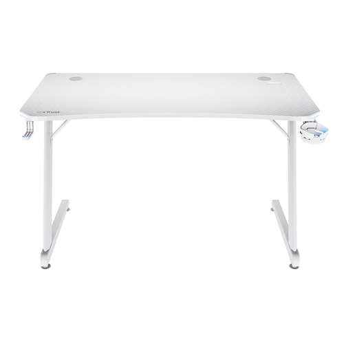 Trust GXT709 Luminus RGB Gaming-Schreibtisch Weiß – Foto 2 von 10