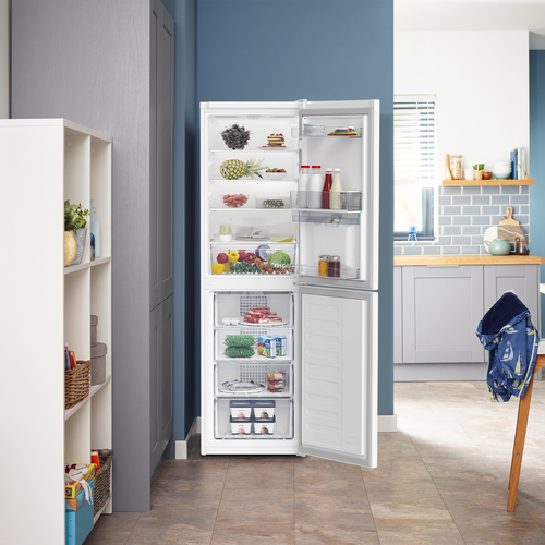 Beko CFG4582DW 182cm 50/50 Frost Free Fridge Freezer - White - E Rated, White - image 8