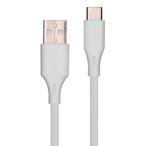 CAB-C01W CABLE VORAGO CAB-C01W USB-TIPO C 1 METRO CARGA RAPIDA BLANCO CAB-C01W