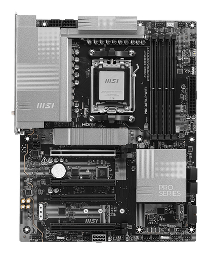 Msi Pro X870-P Wifi AM5 Amd Ryzen 9000/8000/7000, DDR5, Wi-Fi 7, PCIe 4.0 Motherboard - image 2