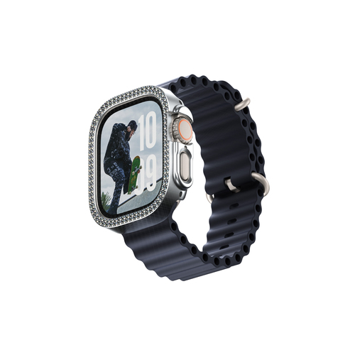 PanzerGlass SAFE. by PanzerGlass® Bling Bumper Silver Apple Watch Ultra 3 | Ultra 2 | Ultra | 49mm – image 1
