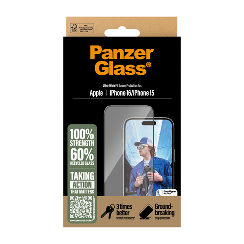 PanzerGlass - Schermbeschermer voor mobiele telefoon, afbeelding 3