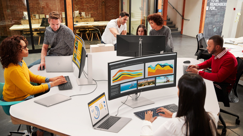 HP Monitor E344c curvo de 34" – image 9